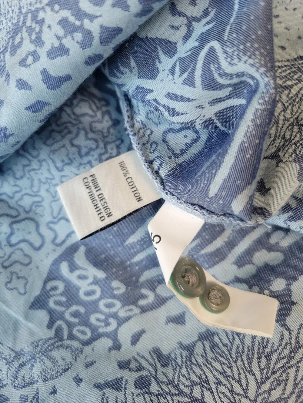 Tori Richard Deep Dive Jacquard Aloha Shirt Cotton Button Up XL